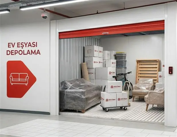 Bodrum eşya depolama için güvenli depo alanı